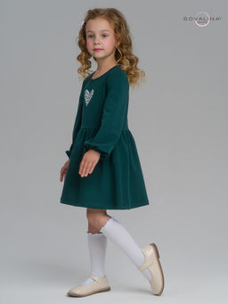 Платье Моана изумруд-лав