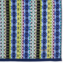 Missoni-3005 Полотенце махровое 70х140см, плотность 375гр/м2, 100% хлопок, велюр, синий, Bolangde (Китай) - Домашняя мода фото 2