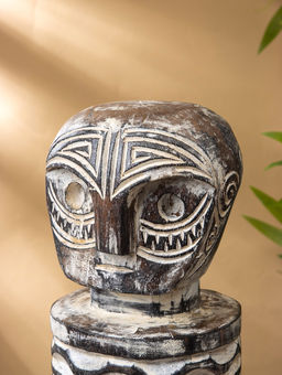 Сувенир «Истукан», 16×16×40 см, дерево