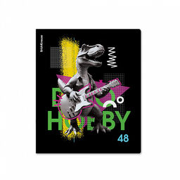 Цена за 5 шт. Тетрадь общая ученическая ErichKrause Dino Hobby, 48 листов, клетка, выборочный УФ-лак_MIX-PACK  фото 4