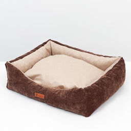 Лежанка со съемным чехлом, мебельная ткань, поролон, 55 х 45 х 15 см - Пижон фото 4