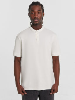Поло мужское кремовое