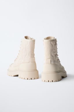 QUILTED ANKLE BOOTS - Zara фото 5