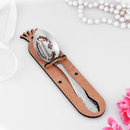 Ложка именная, чайная, с гравировкой Анастасия, h=14