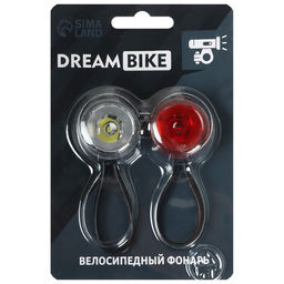 Комплект велосипедных фонарей Dream Bike JY3055D, 1 диод, 2 режима  фото 6
