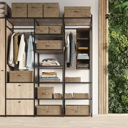 Короб стеллажный с откидной стенкой, с крышкой, 50*35*25 cм, MONET AUTUMN, шт - Valiant фото 5