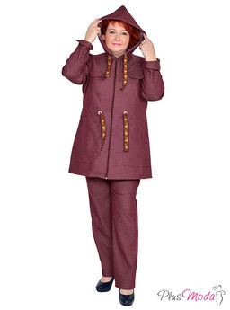 Парка Модель №1485 размеры 44-84 - Plusmoda фото 7