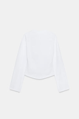RAGLAN LONG SLEEVE T-SHIRT - Zara фото 4