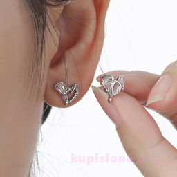 Серьги Dripping hearts - Купи слона фото 2