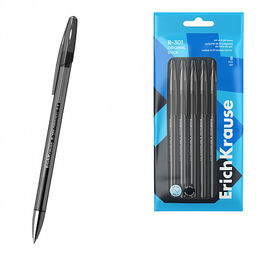 Цена за 24 шт. Набор из 4 ручек гелевых ErichKrause R-301 Gel Stick Original 0.5, цвет чернил: синий, черный, красный, зеленый (в пакете)  фото 23