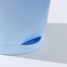 Цена за 3 шт. Горшок для цветов с прикорневым поливом «Альянс», 0.4 л, d=10 см, h=8.5 см, пластиковый, голубой