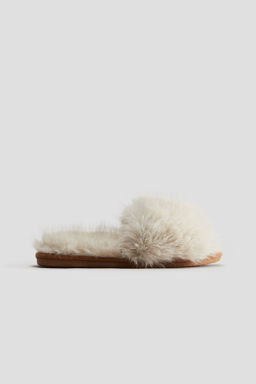 Zapatillas de casa efecto pelo