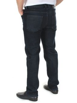 M3312 DARK BLUE Джинсы мужские зимние с начесом - Фабричный китай фото 4