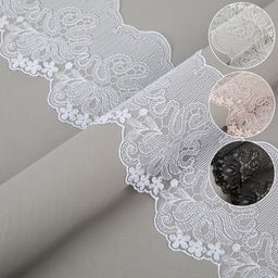 Кружево Gamma сетка 130 мм GKMB-13001M в рулоне 10 м 0.2 Турция