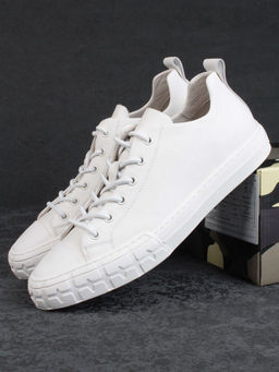 03-72699-2 WHITE Полуботинки спортивные мужские (натуральная кожа)