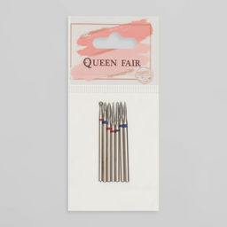 Фрезы для маникюра, алмазные, универсальные, 7 шт., разная форма и зернистость