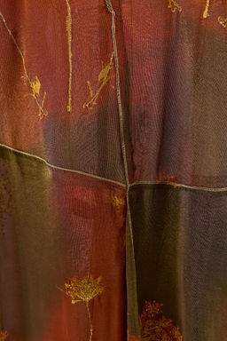 METALLIC THREAD KAFTAN DRESS WITH BEADS - Zara фото 6