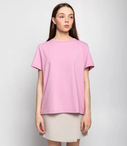 Футболка #1S600, розовая лаванда