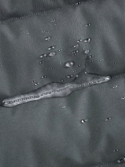 Куртка мужская удлинённая стёганая с капюшоном и графеновой подкладкой утеплитель тинсулейт