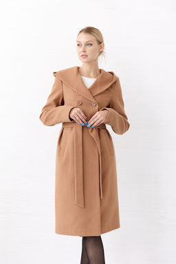 Пальто женское демисезонное 25020 (черно-белый) - Kankan фото 7