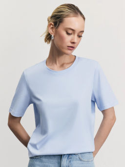 Базовая футболка из хлопка / Zarina