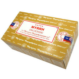 Прямоуг. благовония Myrrh МИРРА 15гр. блок 12шт.