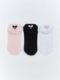 Fiyonk Nak??l? K?z ?ocuk Patik ?orap 5li