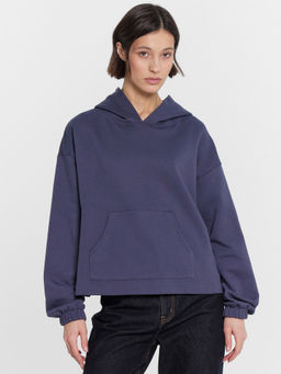 Худи женское фиолетовое черное море 122913