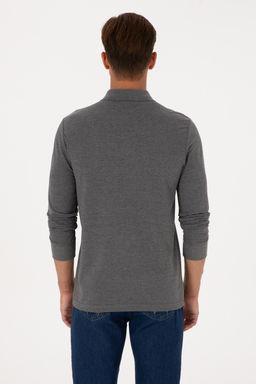 Erkek Antrasit Melanj Basic Sweatshirt Sepette S_rpriz _ndirim - U.s. polo assn фото 12
