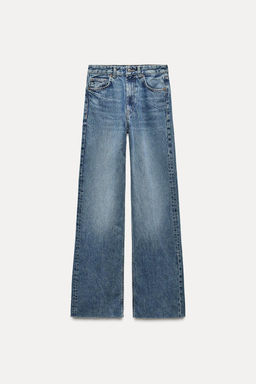 TRF WIDE-LEG HIGH-WAIST JEANS - Zara фото 7