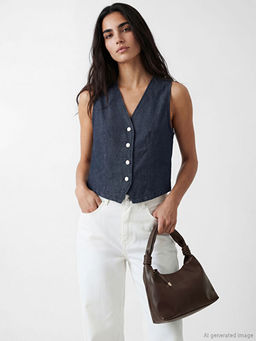 Deri G?r?n?ml? Kad?n Omuz ?antas?