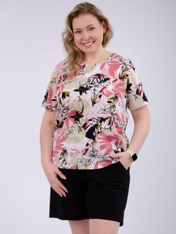 Костюм "Николь 2" листья, трикотаж