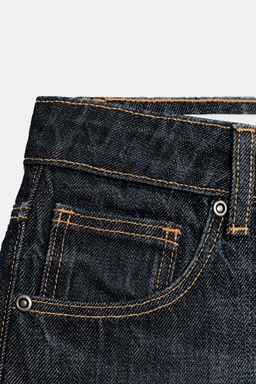 SHORTS MINI DENIM TRF TIRO MEDIO / ?ndigo oscuro