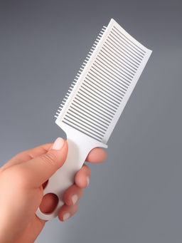 Расчёска для барбера, для стрижки под машинку, 22×6.5×1.5 см, белая
