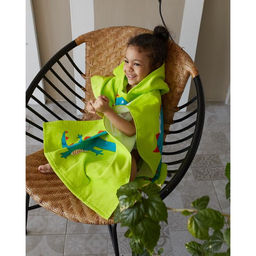 Полотенце-пончо детское махровое Крошка Я Дино 60*120см, 100% хлопок  фото 7