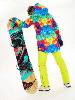 Женская горнолыжная сноубордическая куртка Alpha Endless Ultra Chaleur SNB 423/316_6 Разноцветный  фото 25