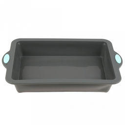 Противень силиконовый "Linea Silicone" 38х25х5,9см, с металлическим каркасом, прямоугольный, глубокий, "Regent" (Китай)