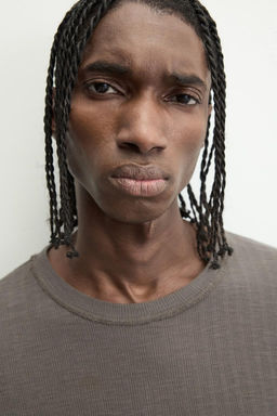 WASHED TEXTURED KNIT T-SHIRT - Zara фото 14