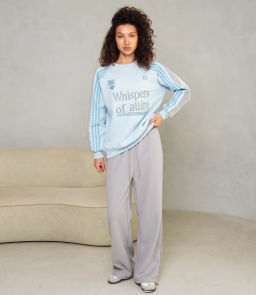 Спортивный костюм #КТ333 (4), голубой, серый - Dommod фото 4