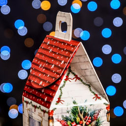 Цена за 5 шт. Подарочная коробка Домик Тёплая сказка,9,1 х 7 х 15,7 см - Simaland фото 10