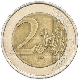 Монета 2 евро 1999 года Испания