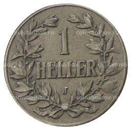 1 геллер 1913 года J Германская Восточная Африка
