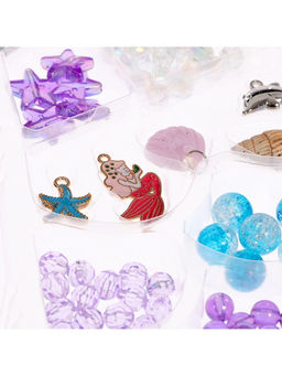 Набор для творчества Создай украшение: Русалочка, 12 видов бусин, 5 шармов