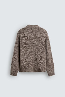 WOOL BLEND TEXTURED JUMPER