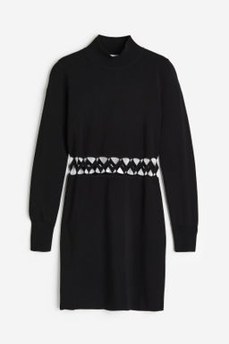 Vestido cut-out con cuello perkins - H&m фото 3