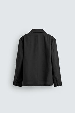 PANTAL?N PLIEGUES TRAJE RELAXED FIT / Negro - Zara фото 18