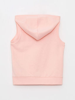 Kap??onlu Bask?l? K?z ?ocuk Fermuarl? Yelek - Waikiki фото 2