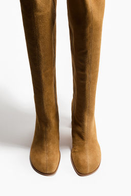 Botas calcet?n over-the-knee en serraje afelpado - H&m фото 5