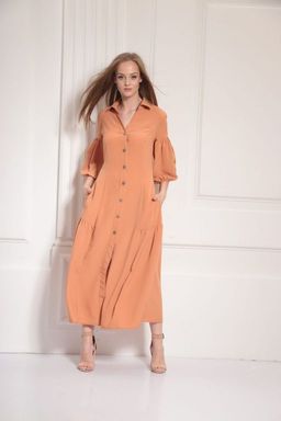 Платье AMORI 9485 терракот