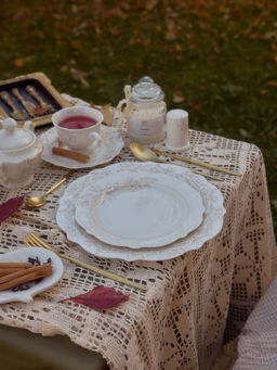 Тарелки SL Home «Аманде», d=27.5 см, набор 2 шт., фарфор, белые